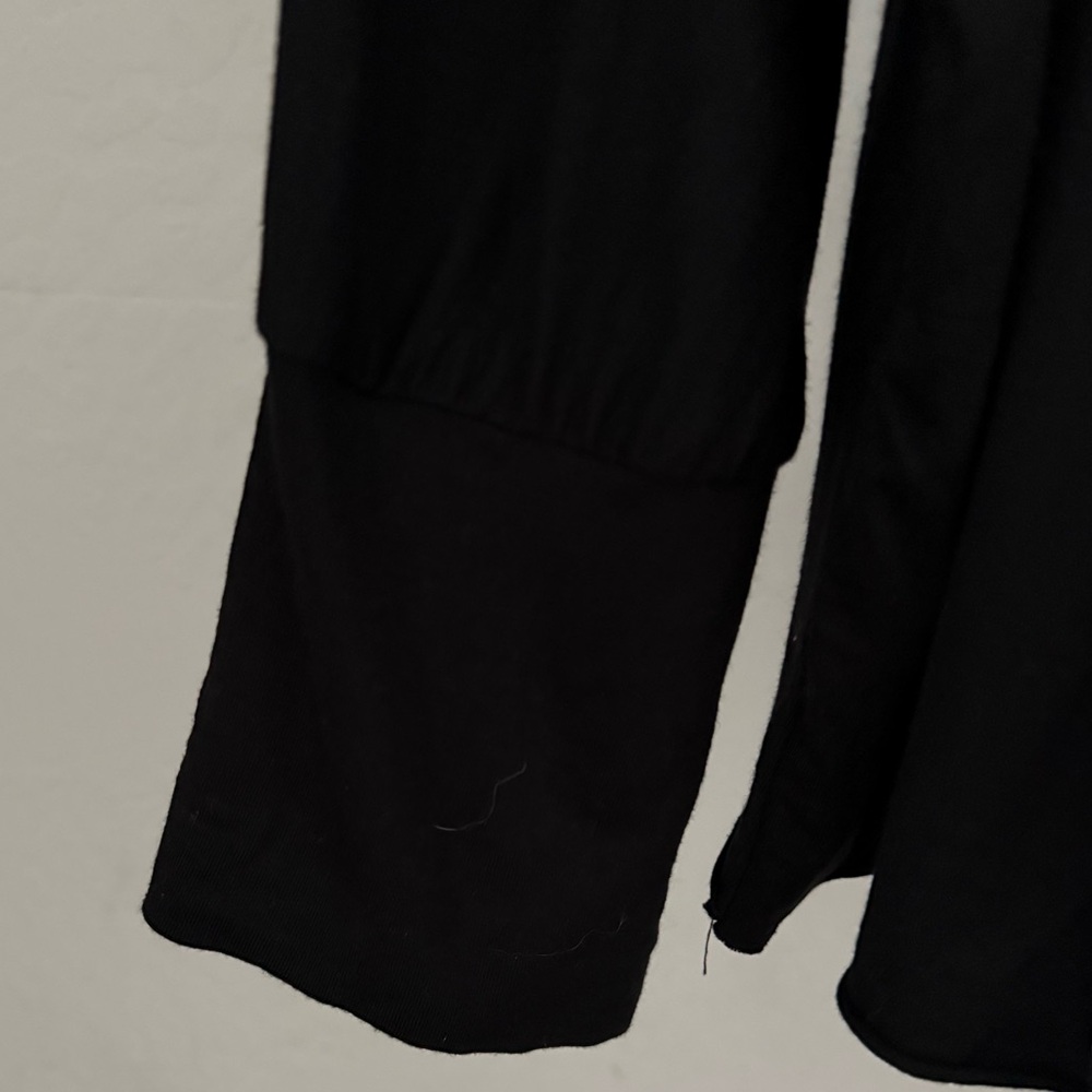 Testimony Los Angeles Black Soft Jersey Cardigan Jacket with Stud Detail - Picture 5 of 9